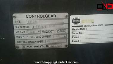 تراش سی ان سی دو محور HITACHI SEIKI TF 25 ساخت ژاپن